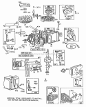 CylOil FillPistonMufflers Diagram and Parts List for 113988-0622-01  Briggs and Stratton Engine